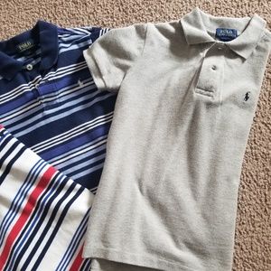 Three Ralph Lauren Polo Shirts